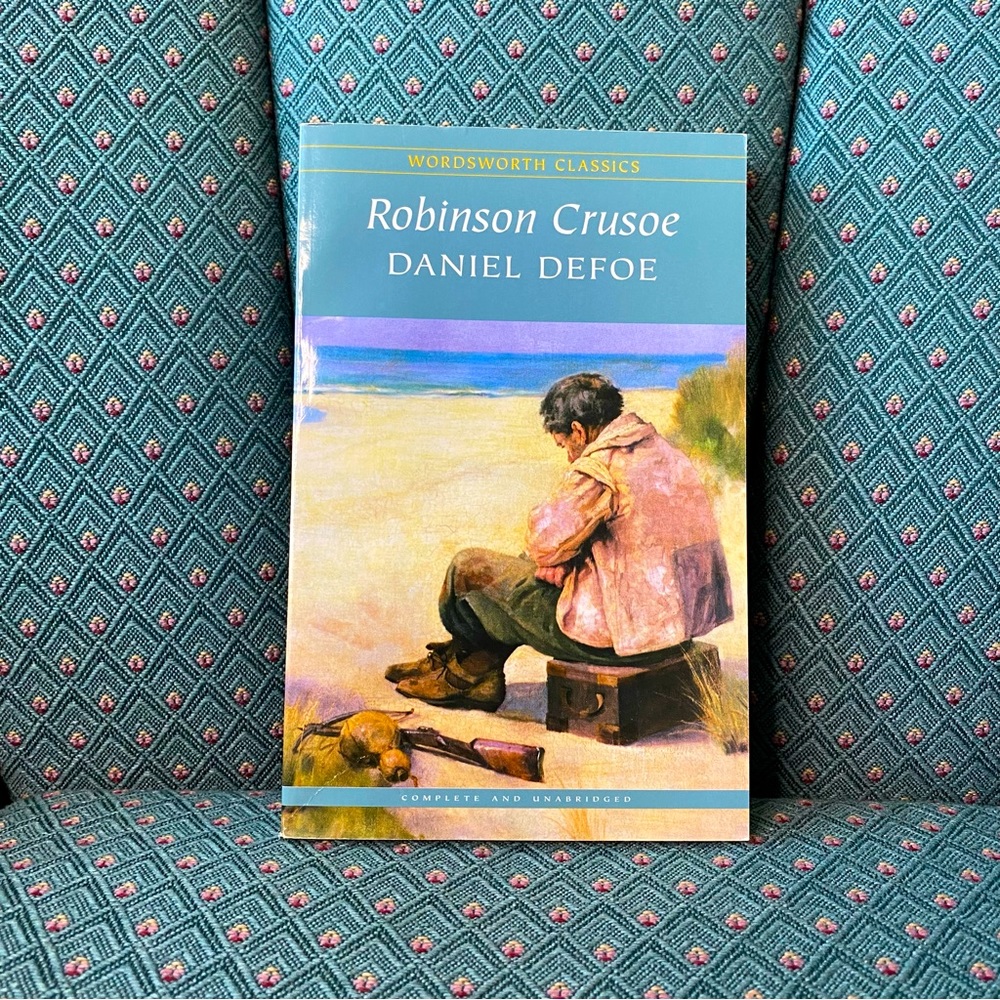 Robinson Crusoe by Daniel Defoe. Wordsworth Classics Paperback Edition.